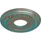 Ekena Millwork Jackson Ceiling Medallion (Canopies up to 7 3/8"), 12 1/4"OD x 4"ID x 1 1/8"P, Copper Green Patina CM12JACGS - alternate 2